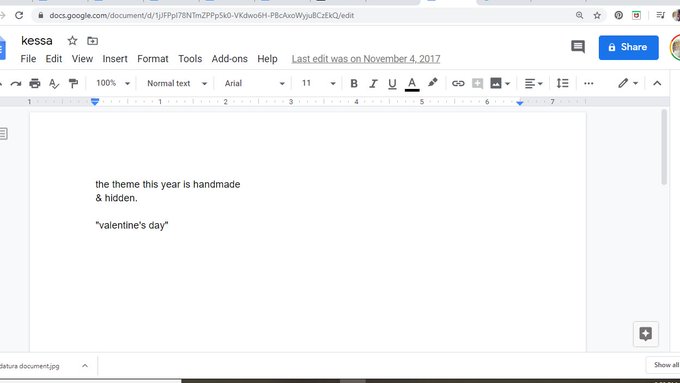 kessa valentines day